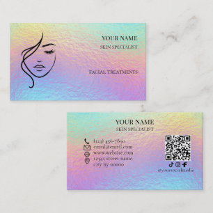 QR-code Huidverzorging & Schoonheidssalon Visitekaartje