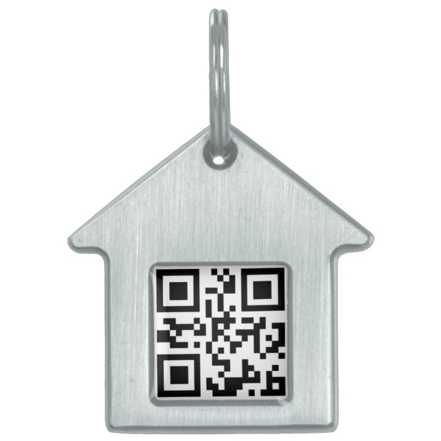 QR-CODE HUISDIEREN NAAMPLAATJE (Voorkant)
