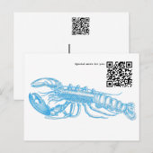 QR Code Hummer-ansichtkaart Briefkaart (Voorkant / Achterkant)