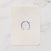 QR Code Huwelijk Website Info Art Nouveau Informatiekaartje (Achterkant)