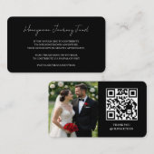 QR-code huwelijksreis fonds trouwregisterkaart Informatiekaartje (Voorkant / Achterkant)