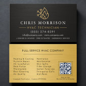 QR Code HVAC Specialist Heating and Air Visitekaartje