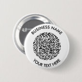 QR-code-id scannen Ronde Button 5,7 Cm (Voorkant /achterkant)