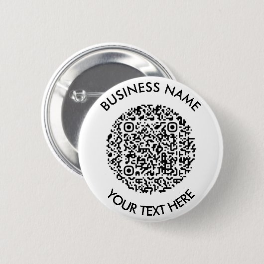 QR-code-id scannen Ronde Button 5,7 Cm (Voorkant /achterkant)