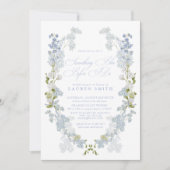 QR code iets blauw voordat ik Vrijgezellenfeest Kaart (Voorkant)