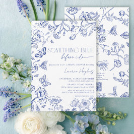 QR code iets blauw voordat ik Vrijgezellenfeest Kaart