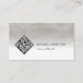 QR-code industrieel Visitekaartje (Voorkant)