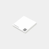 QR Code Info Aangepaste Tekst Promotie Post het No Post-it® Notes (Schuin)