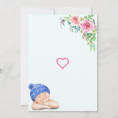 QR Code Info Happy Sleeping Baby shower (Achterkant)