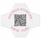 QR Code Info Jouw tekst Verrassingsgeschenk Voetba Voetbal (Enkel)
