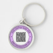 QR Code Info Naam Website Sleutelhanger - Promotie (Voorkant)