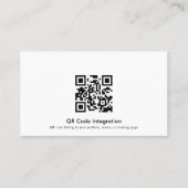 QR-code-integratie Visitekaartje (Voorkant)