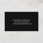 QR-code investeringsbankier Visitekaartje (Achterkant)