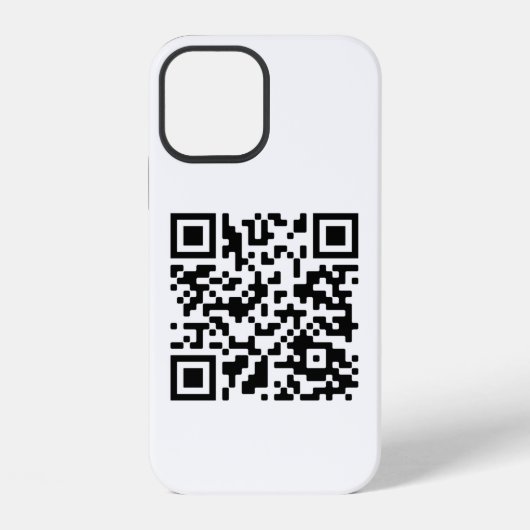 QR-code iPhone Hoesje (Achterkant)