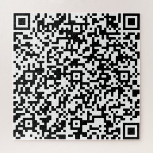 QR-code Je speciale persoonlijke cadeau Legpuzzel (Horizontaal)