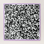 QR-code Je speciale verrassingsberichtweergave Legpuzzel (Verticaal)