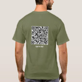 QR Code Jesus Shame Remover Hope Christian T-shirt (Achterkant)