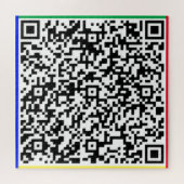QR Code Jigsaw Puzzel Uw Verrassingsbericht Gift (Horizontaal)
