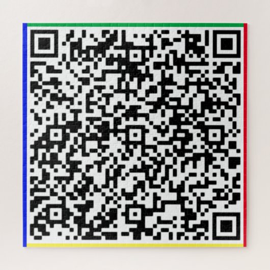 QR Code Jigsaw Puzzel Uw Verrassingsbericht Gift (Horizontaal)