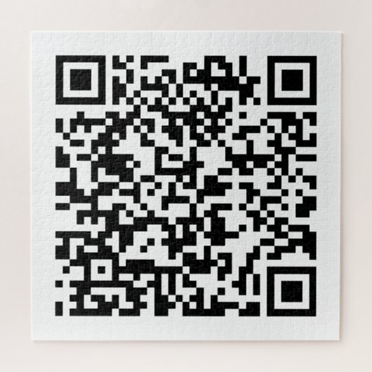 QR Code Jigsaw Puzzle – Voeg alleen uw webadres to Legpuzzel (Horizontaal)