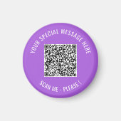 QR Code Jouw tekst Special Surprise Magnet Cadeft (Voorkant)