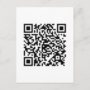 QR-code Junkie-stijl Briefkaart