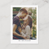 QR-code Kaart van RSVP-behuizing voor bruiloft web (Achterkant)