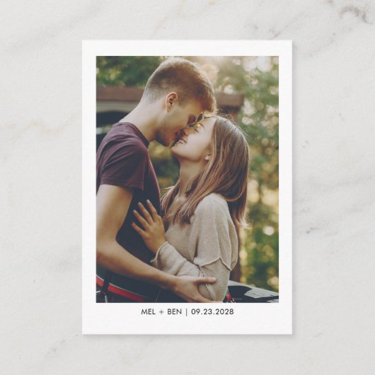 QR-code Kaart van RSVP-behuizing voor bruiloft web (Achterkant)