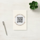 QR Code kantoor school Minimalistisch Eenvoudig Gr Post-it® Notes (Kantoor)