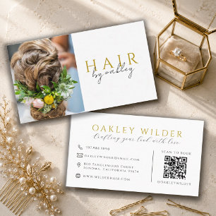 QR Code Kapper Foto Visitekaartje