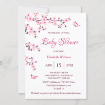 QR-code | Kersenbloesem | BABY SHOWER