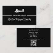 QR-code  Key Real Estate Visitekaartje (Voorkant / Achterkant)