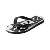 qr-code kinder teenslippers (Schuin)