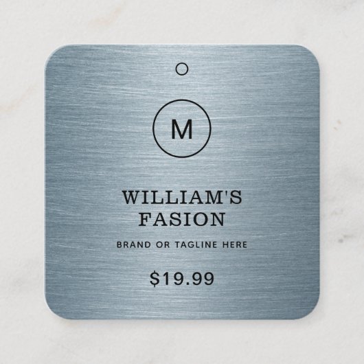 QR-code | Kledinglabel Prijs Hang Label (Voorkant)