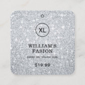 QR-code | Kledinglabel Prijs Hang Label (Voorkant)