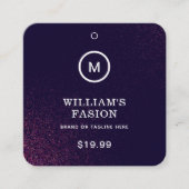 QR-code | Kledinglabel Prijs Hang Label (Voorkant)