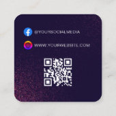 QR-code | Kledinglabel Prijs Hang Label (Achterkant)