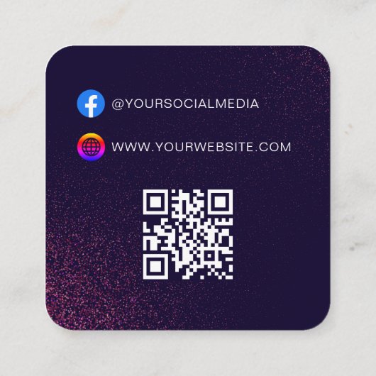 QR-code | Kledinglabel Prijs Hang Label (Achterkant)