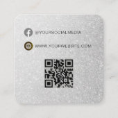 QR-code | Kledinglabel Prijs Hang Label (Achterkant)