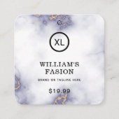 QR-code | Kledinglabel Prijs Hang Label (Voorkant)