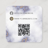 QR-code | Kledinglabel Prijs Hang Label (Achterkant)