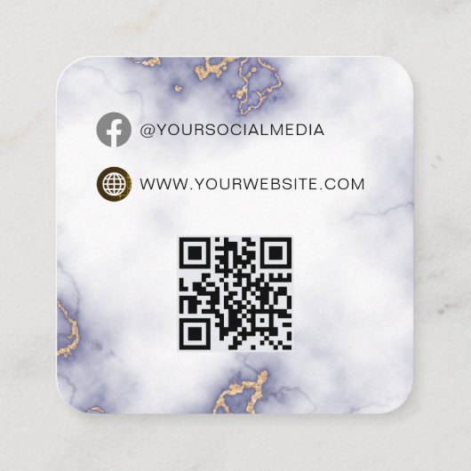 QR-code | Kledinglabel Prijs Hang Label (Achterkant)