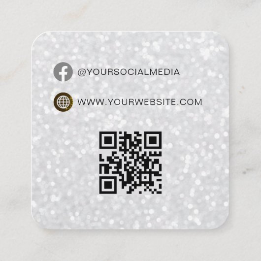 QR-code | Kledinglabel Prijs Hang Label (Achterkant)