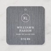 QR-code | Kledinglabel Prijs Hang Label (Voorkant)