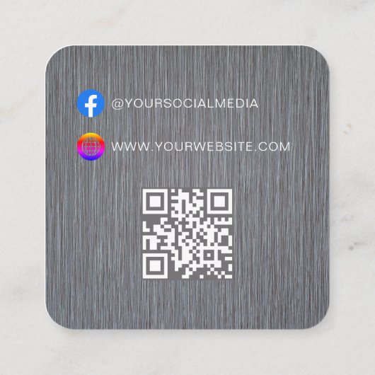 QR-code | Kledinglabel Prijs Hang Label (Achterkant)