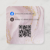 QR-code | Kledinglabel Prijs Hang Label (Achterkant)