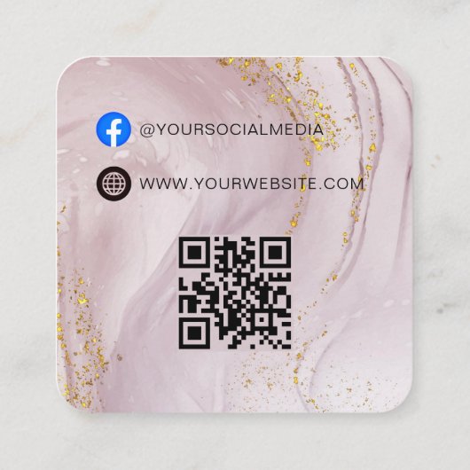 QR-code | Kledinglabel Prijs Hang Label (Achterkant)