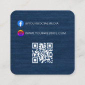 QR-code | Kledinglabel Prijs Hang Label (Achterkant)