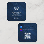 QR-code | Kledinglabel Prijs Hang Label (Voorkant / Achterkant)