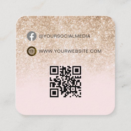 QR-code | Kledinglabel Prijs Hang Label (Achterkant)